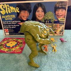 Vintage Slime Monster Board Game. Mattel 1977 – 2387. Near Complete. RARE.