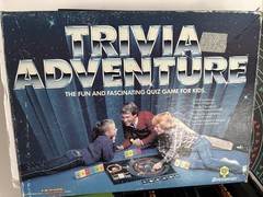 1983 Trivia Adventure Vintage Kids Family Quiz Board Game Pressman
