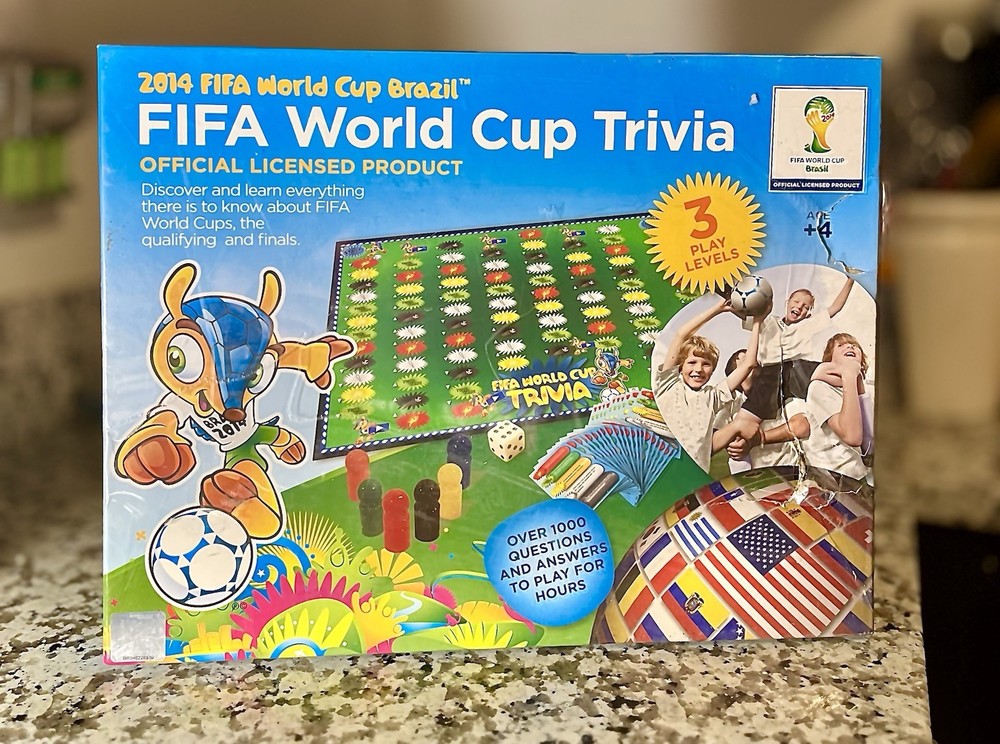 FIFA WORLD CUP SOCCER FUTBOL 2014 TRIVIA board game VIVA BRAZIL championship