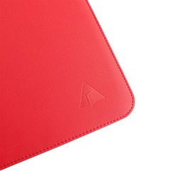 Rieton 16 Pocket 1000+ Pockets Card Binder, Large 3.7x 2.7 inches, Red