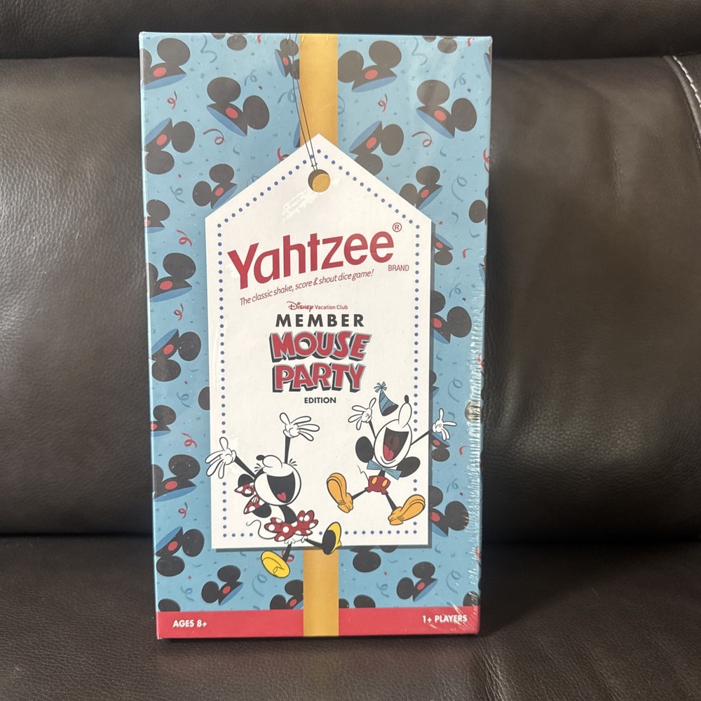 Yahtzee Disney Vacation Club Member Mouse Party Factory Sealed 2018 🎲Super Rare