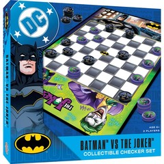 MasterPieces – Batman vs Joker – Officially Licensed Checkers Board Game
