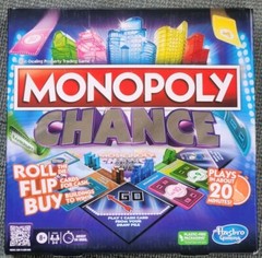 Monopoly Chance Board Game 2023 Hasbro Parker Brothers Plays In 20 Minutes