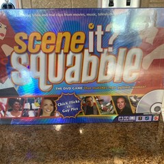 Scene it Squabble DVD Game Family Party Activity Entertainment Trivia Music New