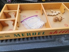 Vintage Merdel Skittles No. 401 Spin-Top Bowling Game – Original Box – Complete