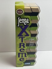 Jenga Extreme Xtreme Parker Brothers Block Stacking Game COMPLETE Jenga Fun