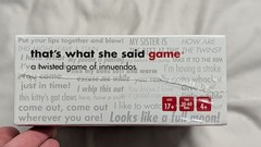 That’s What She Said Adult Party Card Game Brand New Factory Sealed