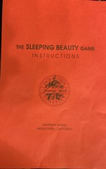 Vintage 1990 Rare Sleeping Beauty Two Part Board Game University Games COMPLETE