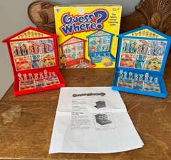 GUESS WHERE? Board Game 2004 Milton Bradley 2004 – 100% COMPLETE! FREE SHIP!