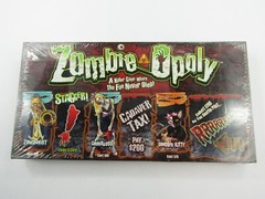 Zombie Opoly Board Game Where The Fun Never Dies Monopoly Style New Sealed