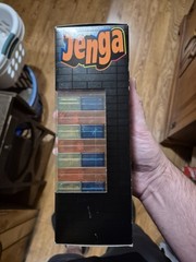 Jenga Neon Pop Hasbro 45 Neon Plastic Blocks Game 6+ New Sealed