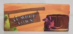 Tumble Town dice game. Lots of Colorful Dice to Stack Up! Fun Board Game Solo +