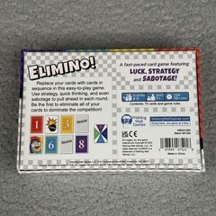 Elimino Card Game New Sealed Family Strategy Game Night Ages 7+ 2-5 Players