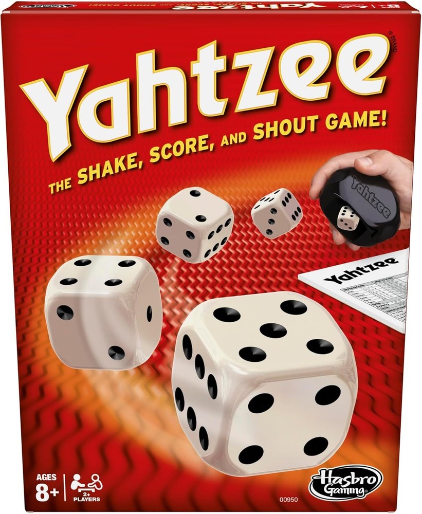 Hasbro Yahtzee Classic Dice Game – Roll for the Ultimate Win Family Fun