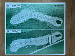 ULTRA-HIGH-RES REPRINTS OF APBA’S ICONIC PEBBLE BEACH GOLF COURSE GAME BOARDS