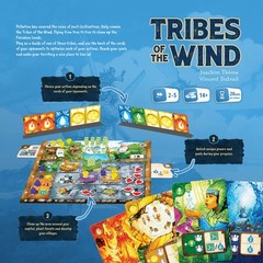 Tribes of The Wind | Strategy Game | Ages 14+ | 2 to 5 Players | 60 Minutes
