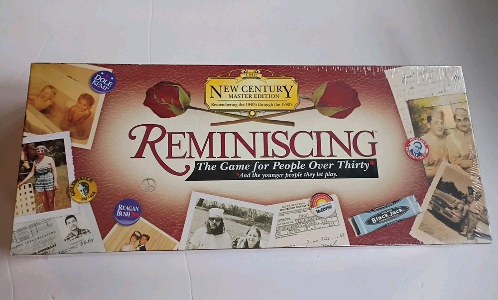 THE NEW CENTURY MASTER EDITION REMINISCING GAME FOR PEOPLE OVER 30 NEW FREE SHIP