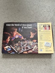 Vintage 1989 Hero Quest Fantasy Board Game Games Workshop MB Games 99% Complete