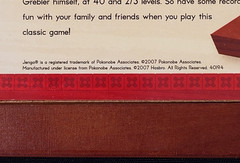 2007 Hasbro Jenga Vintage Bookshelf Edition – Includes Wooden Box & 54 Pieces