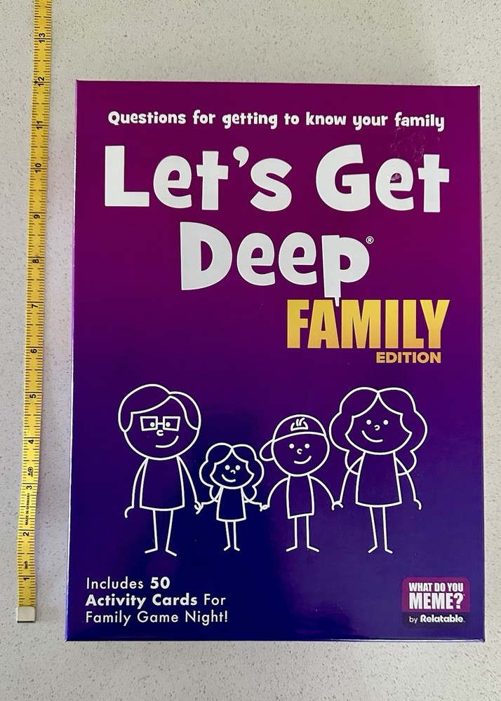 Let’s Get Deep Family ,Family Game Night!