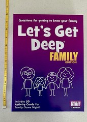 Let’s Get Deep Family ,Family Game Night!