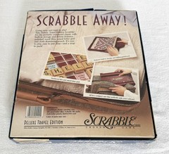 1990 Scrabble Deluxe Travel Edition Crossword Game No. 4121 EUC Complete