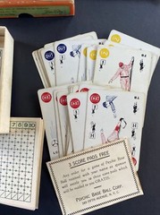 Rare 1920s Psychic Baseball Game Pre-War Card/Board Game Complete w/Box & Rules