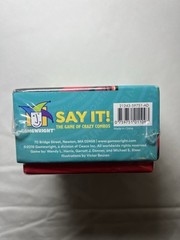 Say It! Creative Hilarious Fast-Thinking Shout-It-Out Party Game Gamewright NEW