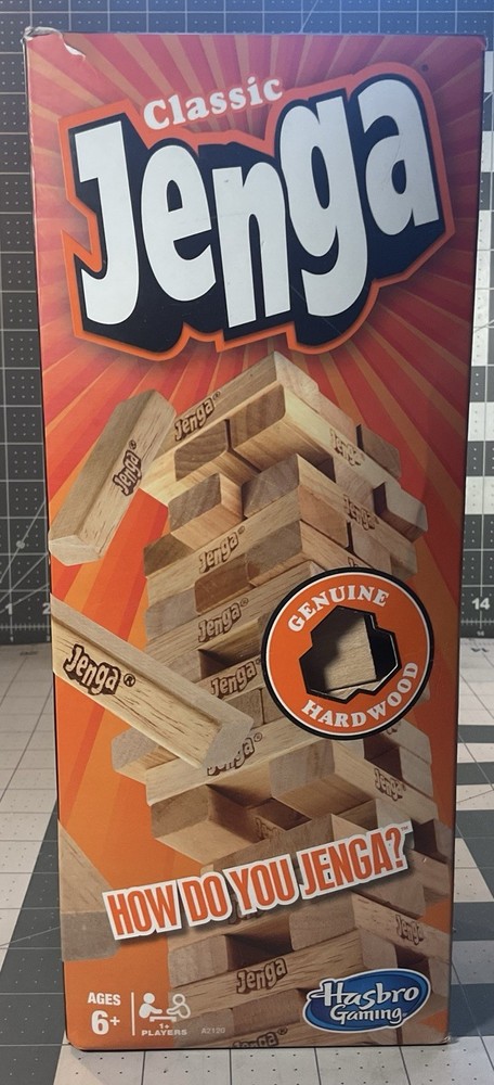 Hasbro Classic Jenga Game – A2120, Only 44 Pieces No Instructions