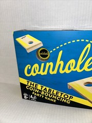 Hasbro Coinhole The Table Top Coin Bouncing Party Game Cornhole(2017) NEW SEALED