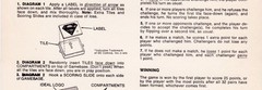 1979 Superman Match II Special Edition Instructions Ideal Toy Original Sheet DC