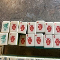 Various Mahjong Tiles All Are New Some Sealed. 265 Tiles , Dices
