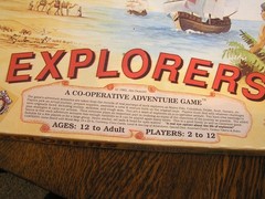 1982 Family Pastimes EXPLORERS Cooperative Adventure Game 2-12 Players Ages 12+