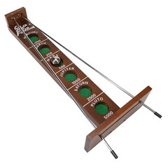 WE Games Shoot The Moon, 1940’s Nostalgia Game, Solid Wood, Walnut Stain, 17.5