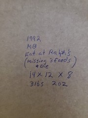 Eat at Ralph’s 1992 Motorized Fast Food Game Milton Bradley Tested (Incomplete)