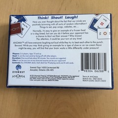 100% Complete 2016 Anomia Card Game Mensa Select Ages 10 and Up 3 to 6 Players