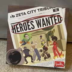 Heroes Wanted Board Game, Action Phase Games, Complete