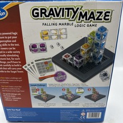 GRAVITY MAZE ThinkFun Falling Marble Logic Game Complete 2014