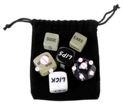 6pcs Sexy Dice Adult Position Game Foreplay Toy Set Lover Couple Games