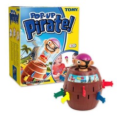 TOMY Pop-Up Pirate Board Game – Fun Family Game Night Activity for Kids Ages 4+