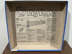 Pig Pong Game Toy Milton Bradley 1986 Ping pong Tennis Ages 6+ Box Instructions