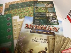 Age of Mythology The Board Game by Eagle Games 2003 Edition 100% Complete