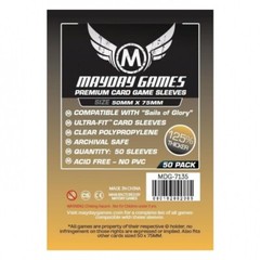 Premium Card Sleeves Sails of Glory (50-Piece) 50x75mm – 7135 – Card Cases