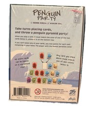 Penguin Pyramid Card Game Fun for Family Fast Paced Strategy Game for All Ages