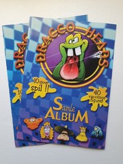 Danish Dracco Heads sticker album – Gogo’s Crazy Bones-like
