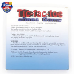 Tic Tac Toe Board Game, Tic Tac Toe Family Game, Classic Board Game, Portable