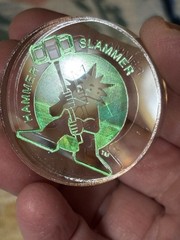 Vintage Advance Plastics POG Hammer Slammer Clear Acrylic Super Cap Slammer New