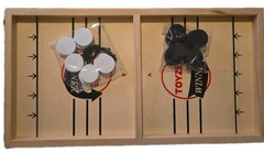 Large Fast Sling Puck Table Game Night Hockey Board Game Action Packed New N Box