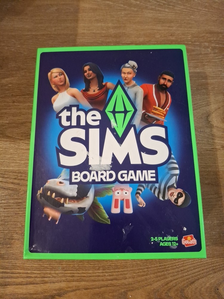 Goliath The Sims Board Game | Family Strategy Game | Craft Your Story – Open Box