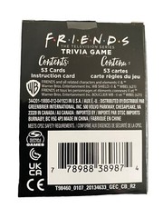 Friends Trivia Game Spin Master Games 53 Cards & Instruction Card Ages 14+